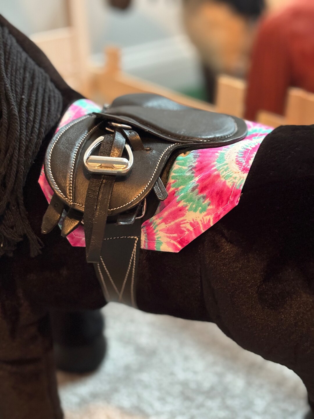 Toy Pony Saddle Pad Watermelon Swirl Etsy UK