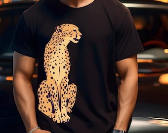 Wildcat Shirt, Animal Print Shirts, Cheetah Pattern Shirt, Cheetah Lover Gift, Big Cat Shirt, Cheetah T shirt Cute Cheetah Shirt Cheetah Tee