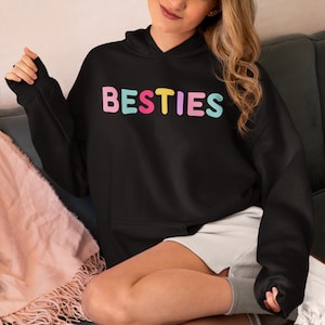 Matching Hoodies for Best Friends Best Friend Matching Hoodies Gift for Best Friend Best Friend Hoodies Cute Bestie Sweatshirt Best Friend
