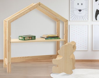 bureau en bois maison Kinderschreibtisch Holztisch style scandinave Montessori table enfants meubles enfants bois de pin table pour tout-petits pour les enfants