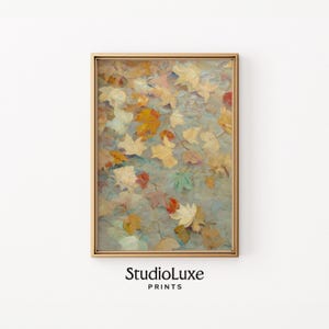 Autumn Leaves Watercolor Print: Vintage Botanical Art (Digital Download)