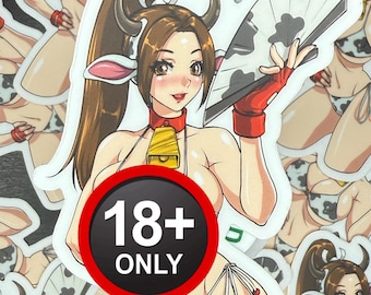 Ninja Cow 4" sticker