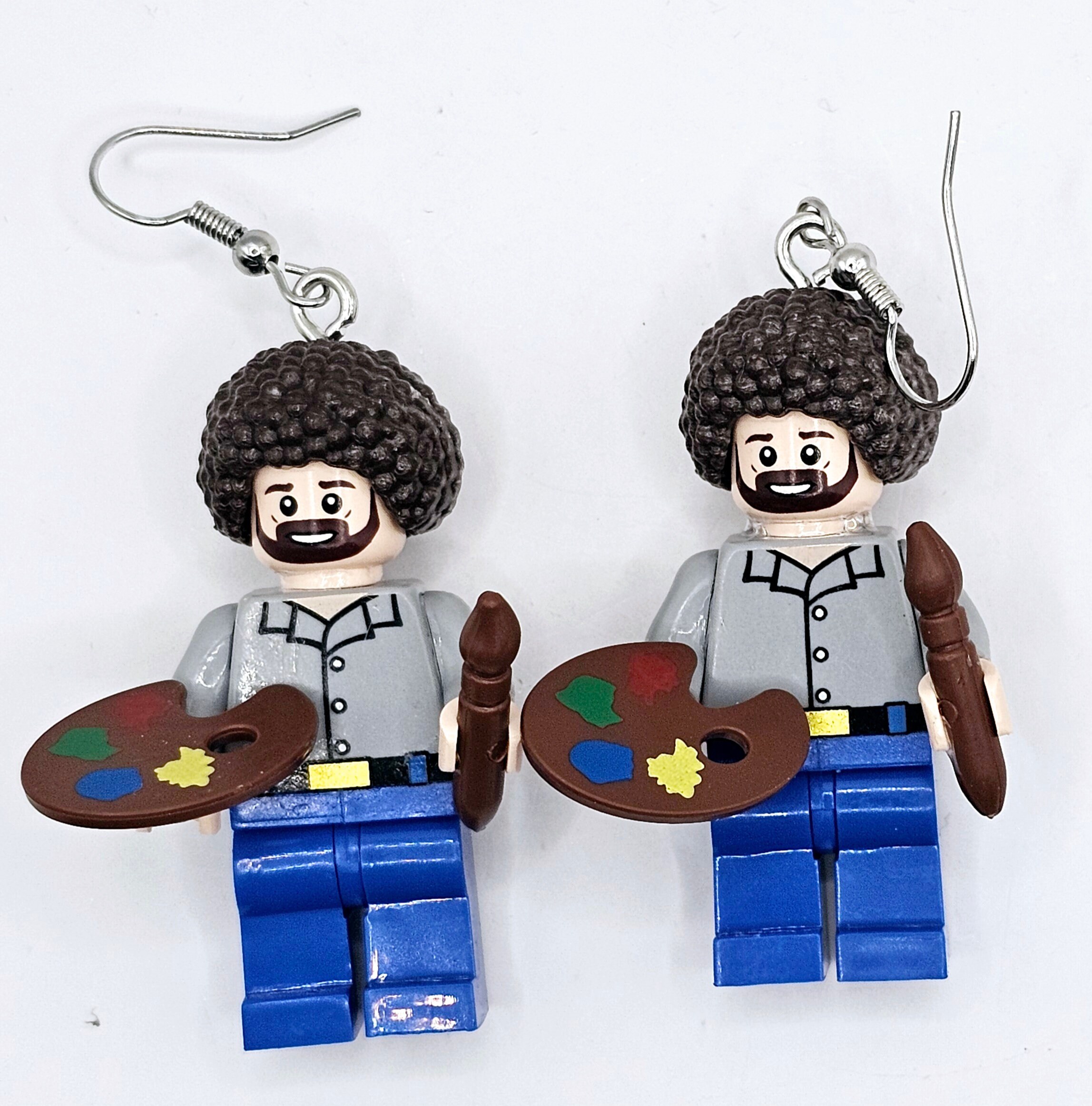 Bob ross earrings best sale