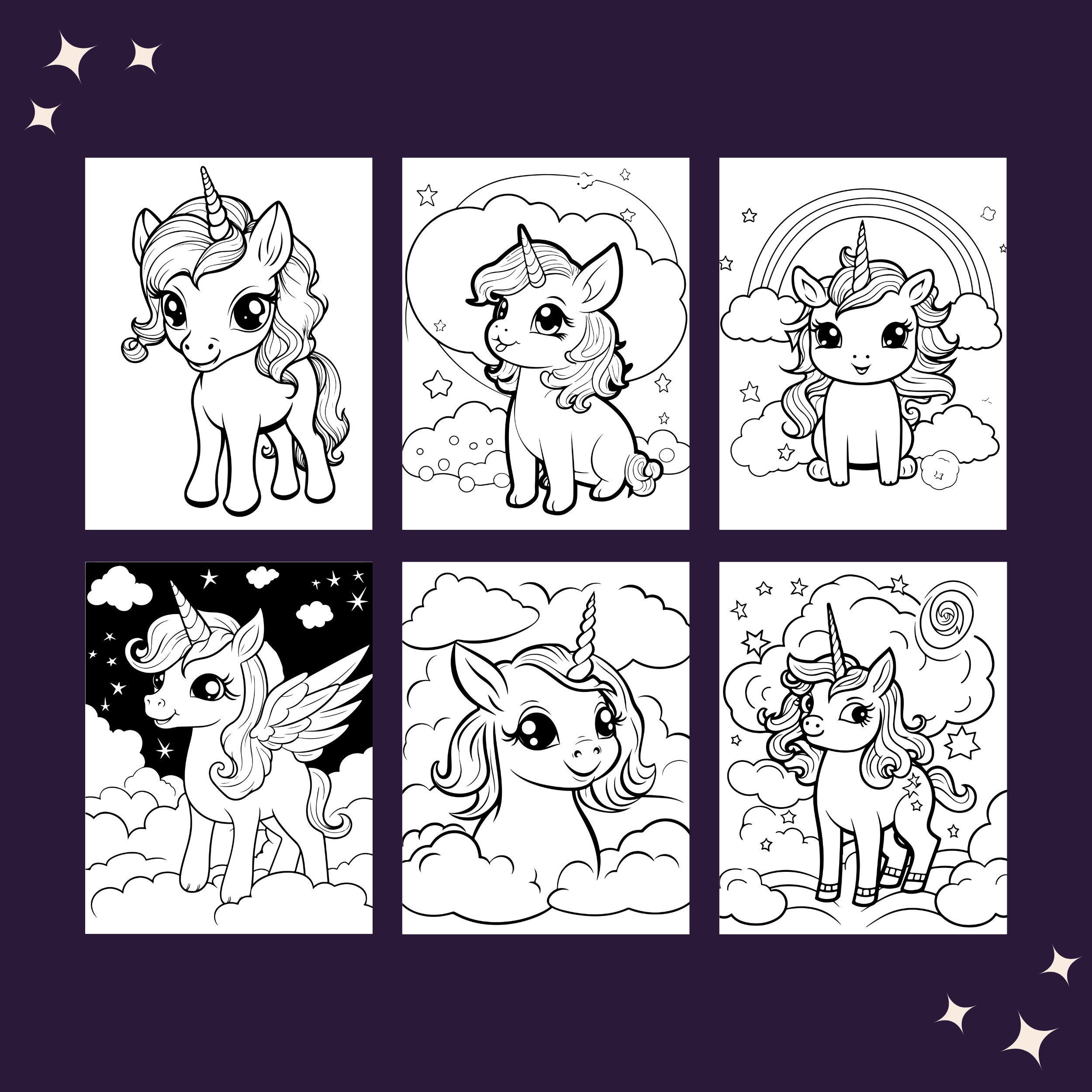 Unicorn Coloring Sheet, Unicorn Coloring Pages for Kids, Coloring Pages ...