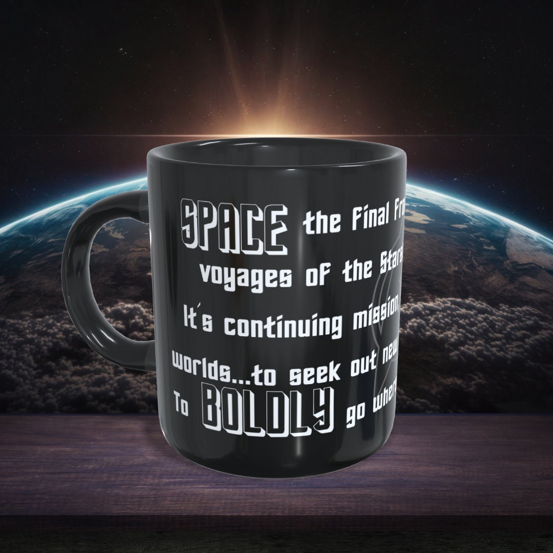 Space, the Final Frontier-Star Trek Intro-Coffee Mug