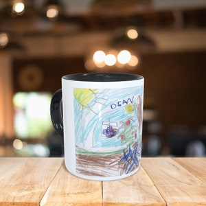 Personalized Kid&#39;s Artwork Coffee Mug