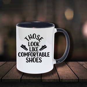 Die sehen aus wie bequeme Schuhe-Forrest Gump-Kaffee-Tasse