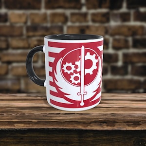 Brotherhood of Steel-Fallout-Faction-Flag-Coffee Mug