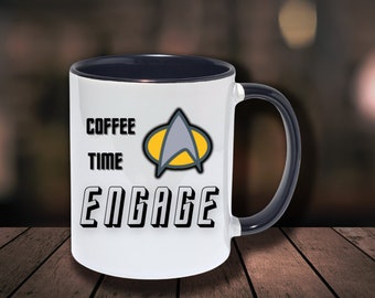 Coffee Time, Engage-Star Trek-Coffee Mug