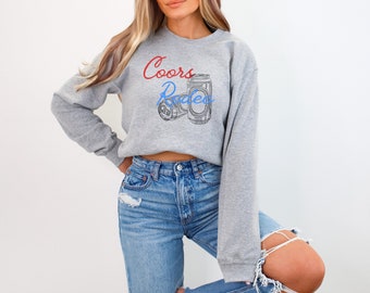 Coors Cowboy Sweatshirt - Etsy Canada