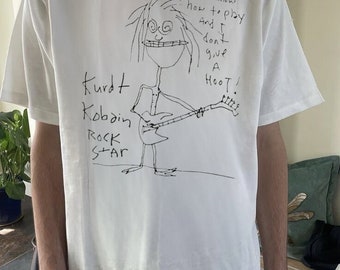 kurt kobain nirvana graphic tee | oversized tee | grunge skater | unisex shirt |