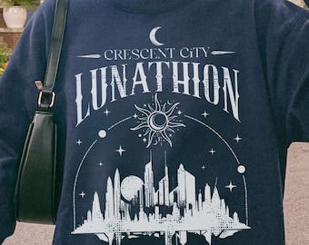 Crescent City Sweatshirt Lunathion Shirt Bryce Quinlan Hunt Athalar Ruhn Danaan Light It Up Lehabah Umbra Mortis Licensed SJM Merch ACOTAR
