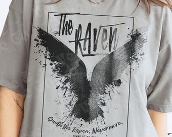 Edgar Allan Poe Dark Academia Shirt Poetry Quote Comfort Colors Poet Shirt Literature Shirt Raven Shirt Bookish Shirt Edgar Allan Poe Gift