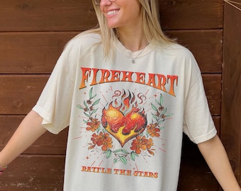 Comfort Colors Aelin Galathynius Koszulka Fireheart Licencjonowany SJM Merch Koszulka fanowska Throne Of Glass Koszulka Kingsflame The Thirteen Koszulka Bookish