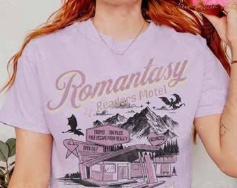 Romantasy Reader Shirt Fantasy Romance Reader Merch Bookish Merch Book Gift For Her ACOTAR Fourth Wing FBAA Throne Of Glass Book Lover Merch