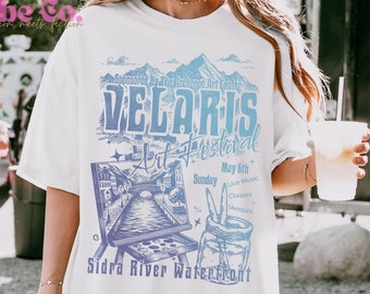 Velaris Art Festival Shirt ACOTAR Night Court Licensed SJM Merch Feyre Archeron Nesta Rhysand Cassian Bookish TOG Crescent City Fan Shirt