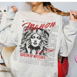 Manon Blackbeak Sweatshirt We Are The Thirteen Throne Of Glass Licensed Sarah J Maas Merch SJM Universe Manon Shirt Bookstagram Booktok