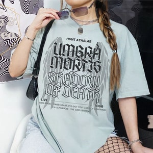 Crescent City Shirt Officially Licensed SJM Merch Umbra Mortis Shirt Crescent City SJM Shirt Sarah J Maas Bryce Quinlan Tshirt Hunt Athalar