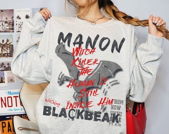 Felpa Manon Becconero The Thirteen Felpa con cappuccio Abraxos Licenza SJM Universo Trono di vetro Merch Ironteeth Rowan Aelin Terrasen Camicia