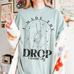 Bryce Quinlan Shirt The Drop Crescent City Tee Sarah J Maas Licenced Shirt SJM Universe Merch ACOTAR Bookish BookTok Bookish Gifts Fantasy