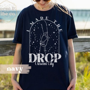 Bryce Quinlan Shirt The Drop Crescent City Tee Sarah J Maas Licenced Shirt SJM Universe Merch ACOTAR Bookish BookTok Bookish Gifts Fantasy