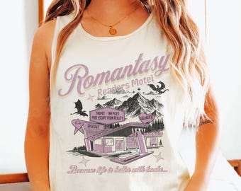 Romantasy Reader Shirt Fantasy Romance Reader Merch Bookish Merch Book Gift For Her ACOTAR Fourth Wing FBAA Throne Of Glass Book Lover Merch