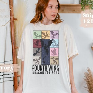 Fourth Wing Dragon Era Tour Shirt, In My Fantasy Era Shirt, Fantasy Reader, Fourth Wing Riders Quadrant Dragon Rider Basgiath War College