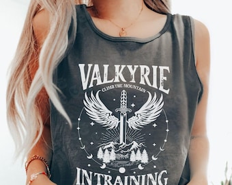 Valkyrie ACOTAR Tank Top Nesta Licensed Sarah J Maas Acotar Merch Velaris Shirt Cassian SJM Merch Booktok Merch Bookish Lady Death ACOSF