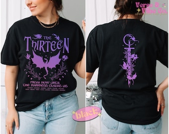 The Thirteen Shirt Throne Of Glass T-Shirt Licensed SJM Merch Manon Blackbeak Ironteeth Witches Dorian Haviliard Terrasen Bookish Shirt