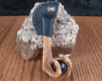 Chicken Foot Charm Holding Crystal