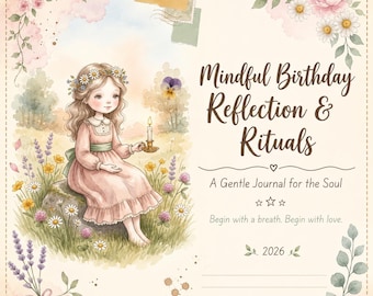 Mindful Birthday Reflection Junk Journal – Printable Pages for Self-Discovery, Rituals & Personal Growth