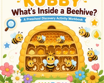 KUBBY Beehive Activity Workbook – Preschool Discovery Learning (Ages 3-5) (Digital Download)