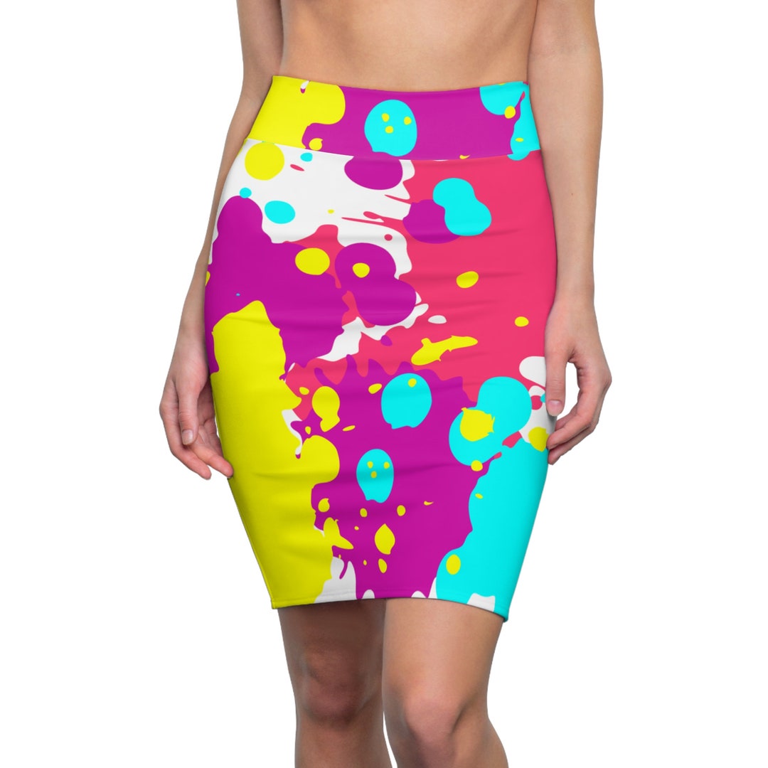 FBZ Splatter Ribbed Skirt