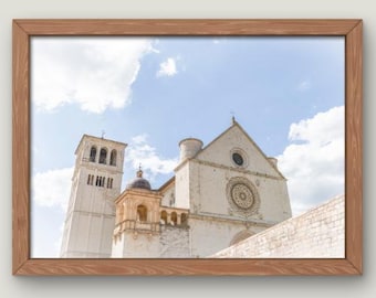 Gorgeous View of St. Francis Basilica in Assisi, Italy - Digital Download
