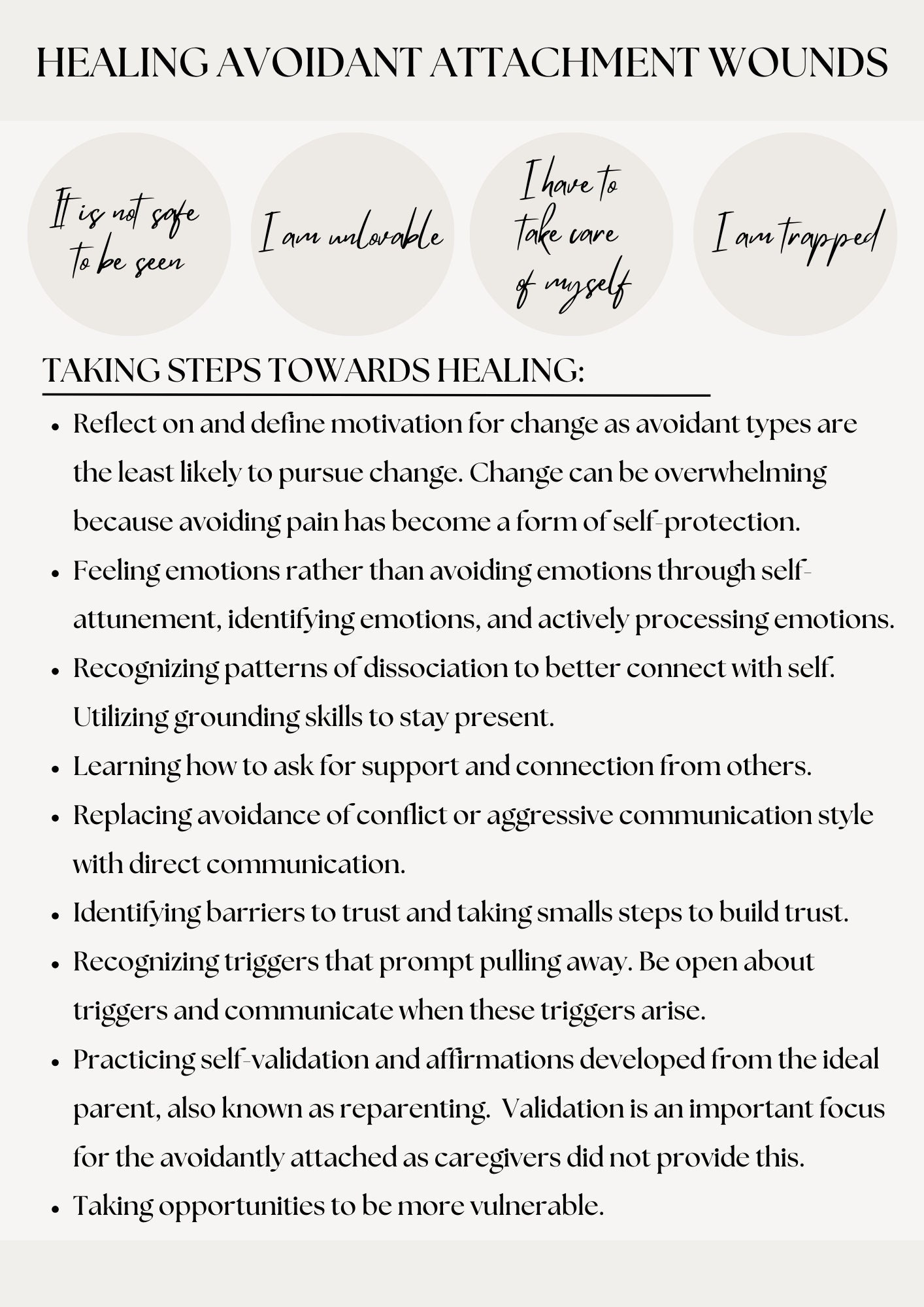 Attachment Wounds Healing: From Survival Strategies to Secure ...