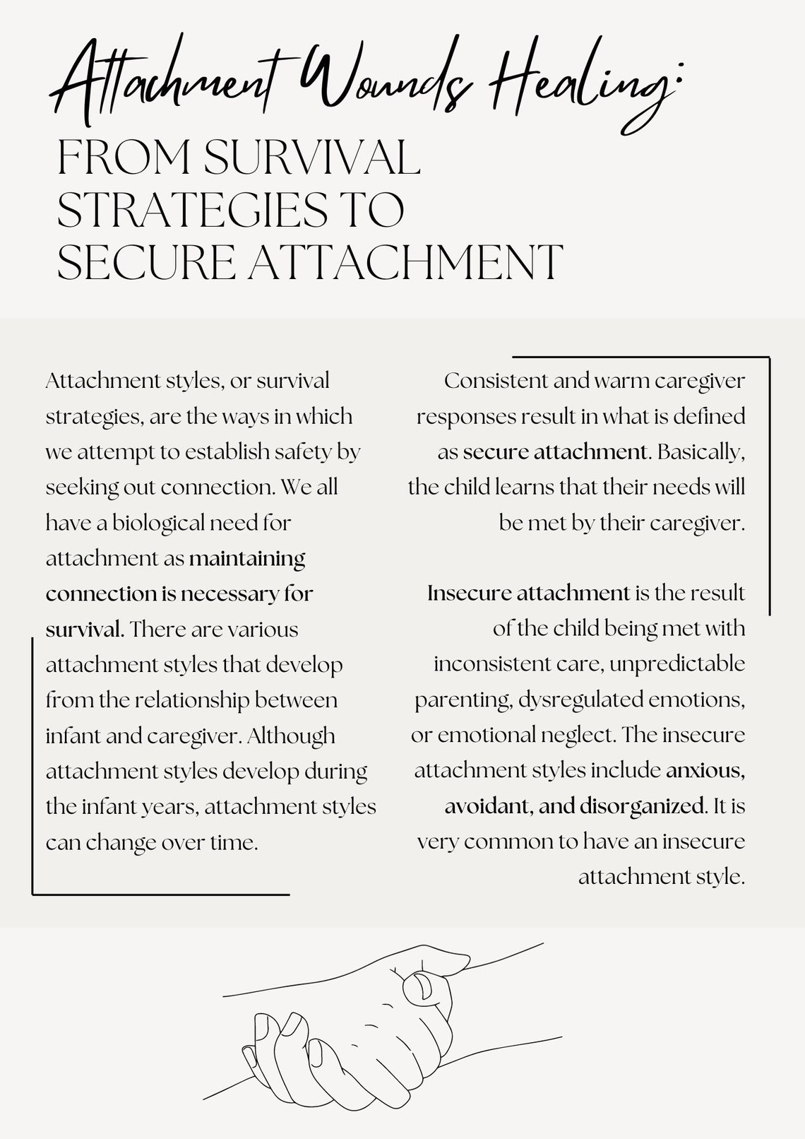 Attachment Wounds Healing: From Survival Strategies to Secure ...