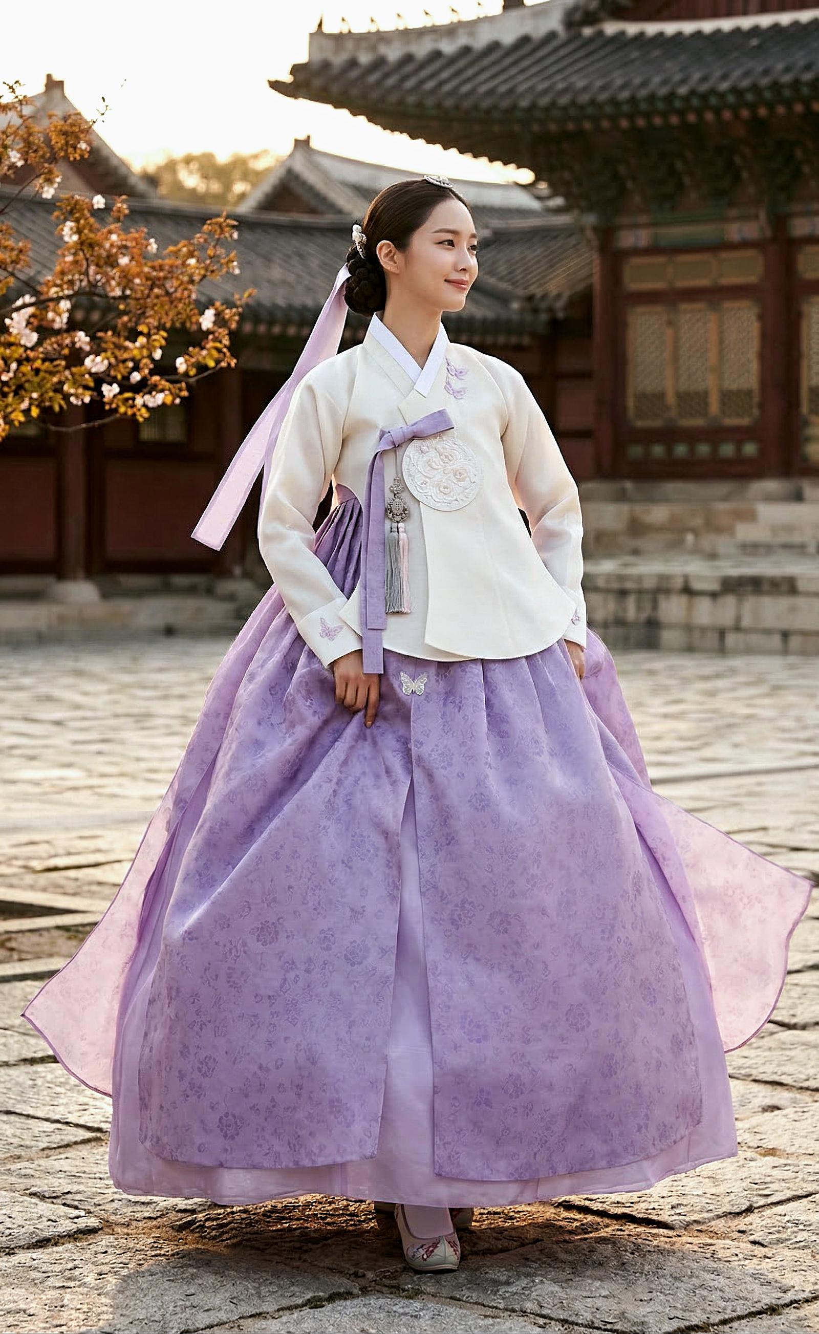 Hanbook Color Customized Dang-ui Hanbok Set Xs-6xl - Etsy