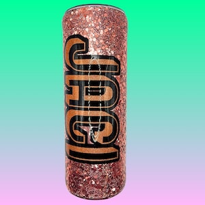 Rose Gold Sparkle Cup | Rose Gold Glitter Tumbler | Personalized Glitter Tumbler | Custom Coffee Cup | Name Sparkle Cup | Custom Gift