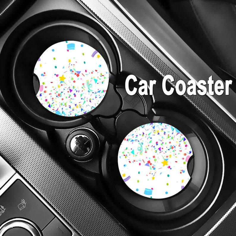 Cork Car Coaster, Cup Holder Coaster, Car Accessory, Gift for Him