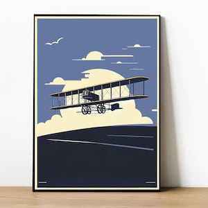 The First Flight - Tribute to the Wright Brothers. Instant Download for Innovative Decor