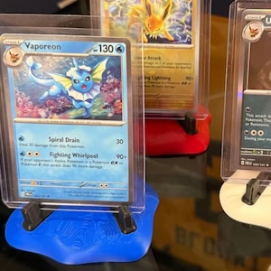 3D-geprinte slijmkaarthouder – set van 3 | Leuke en kleurrijke TCG-/sportkaarten