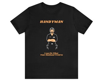 Camiseta de manga corta Handyman Unisex Jersey