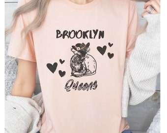 ZNew York City Borough Rat T-SHIRT, BROOKLYN and QUEENS love Rat -Shirt, New York couples Tee-Shirt, nyc  rat t-shirt, Gift for rat lovers