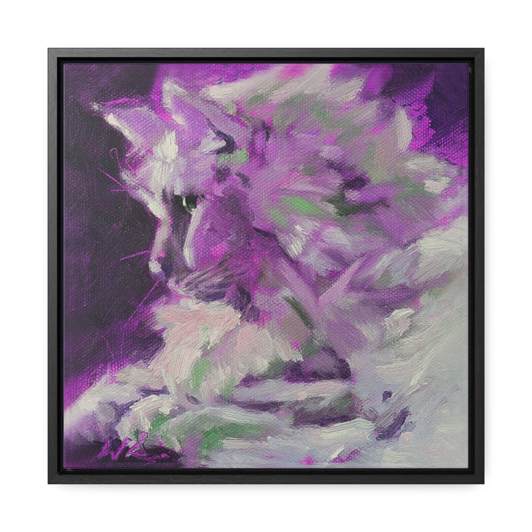 Persian Cat Wall Art Fluffy Cat Wall Art Cat Lover Gift Persian Cat