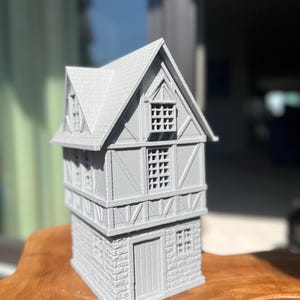 DnD Building Tabletop Terrain, 28mm, Gaming Miniature, DnD Gifts, Tabletop Scenery, Modular Building