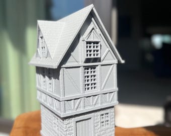DnD Townhouse: 28mm Tabletop Terrain, Modular Building
