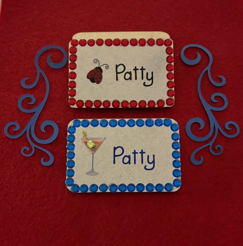 Custom Name Tags Personalized Bling Name Tags Special Event Name Badges
