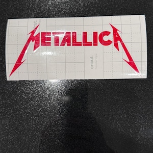 Metallica Vinyl Sticker