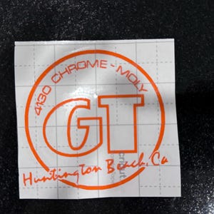 GT BMX Vinyl Sticker