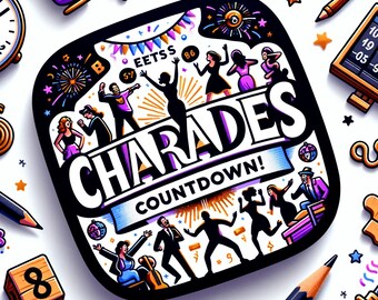 New Year’s Eve Charades Countdown Party Game